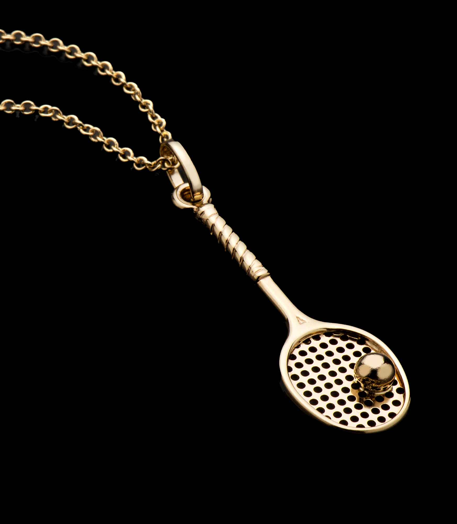 Pendente con racchetta da tennis - Pendenti per collane e bracciali - CAVINATO