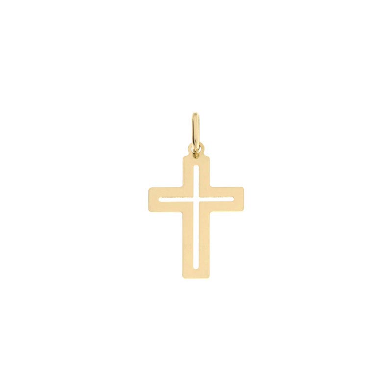 Croce diamantata CNF con Cristo bianco stampato - immagine 2