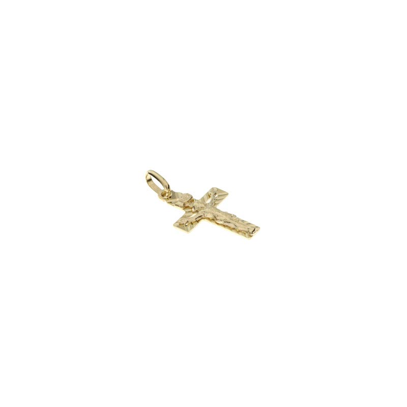 Croce diamantata CNF con Cristo giallo stampato - immagine 3