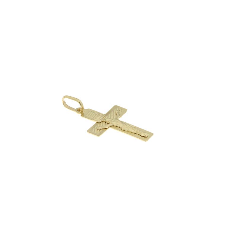 Croce diamantata CNF con Cristo giallo stampato - immagine 3