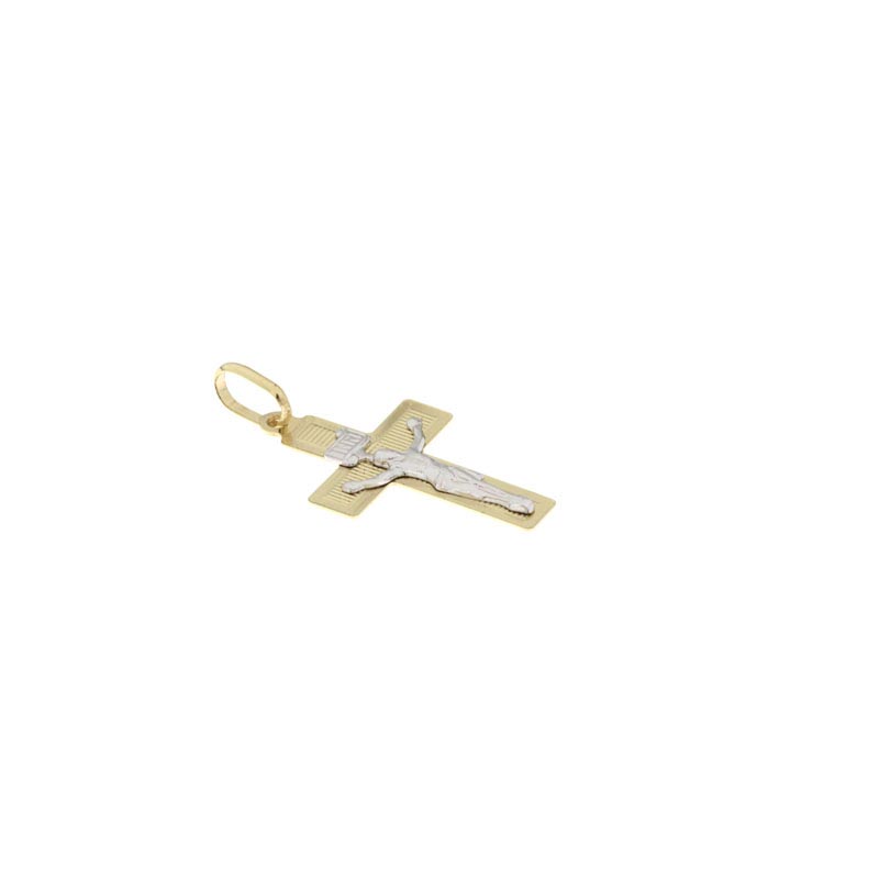 Croce diamantata CNF con Cristo bianco stampato - immagine 3