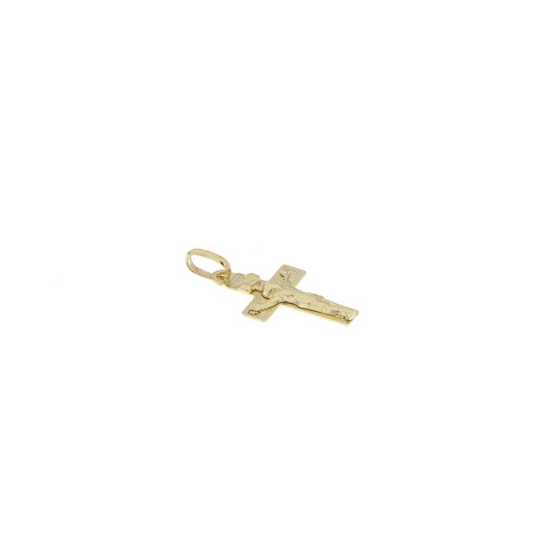 Croce diamantata CNF con Cristo giallo stampato - immagine 3